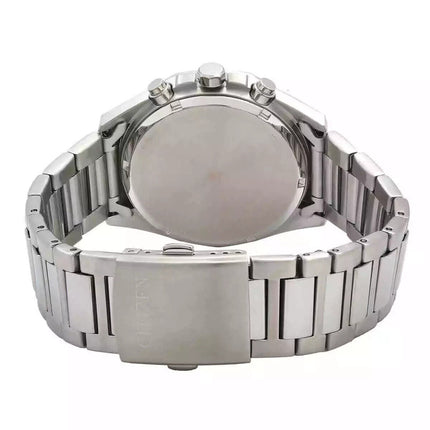 Citizen Men's EcoDrive Chronograph White Dial Watch CA459081A NEW - We have been selling on eBay for more than 10 years. Check our feedback with over 12,000 positive reviews. BRAND Citizen STYLE Sport REFERENCE CA4590-81A CASE Stainless Steel STRAP Stainl