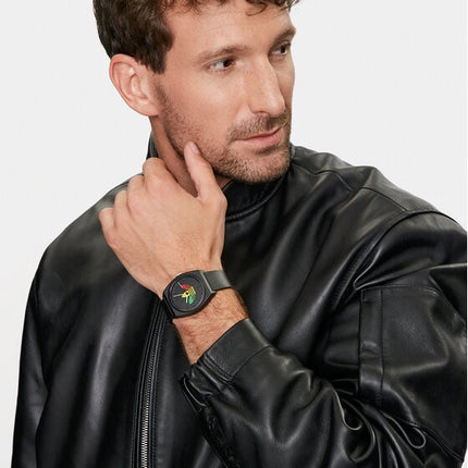 Adidas Unisex Project Two GRFX AOST24071 Black Watch 38mm Quartz NEW - Adidas Originals Project Two GRFX AOST24071 – Unisex Watch Keep it clean and versatile with the Adidas Project Two GRFX. Featuring an all-black design with a minimalist dial, this watc
