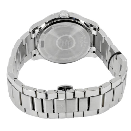 Bulova Men's Wilton Classic Quartz Blue Dial Watch 96B386 NEW - BRAND Bulova STYLE Wilton REFERENCE 96B386 CASE Stainless Steel STRAP Stainless Steel WATER RESISTANT 30 mt. / 100 ft. DIAMETER 41 mm. DIAL Blue CRYSTAL Mineral MOVEMENT Quartz GENDER Men's C