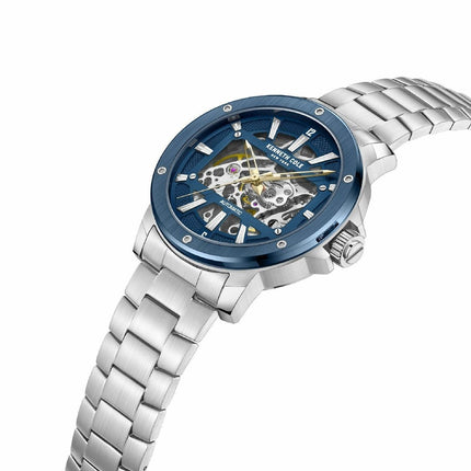 Kenneth Cole Men's Automatic Skeleton Watch KCWGL2237903 NEW - BRAND Kenneth Cole STYLE Classic REFERENCE KCWGL2237903 CASE Stainless Steel STRAP Stainless Steel WATER RESISTANT 30 mt. / 100 ft. DIAMETER 44 mm. DIAL Skeletonized Blue CRYSTAL Scratch Resis