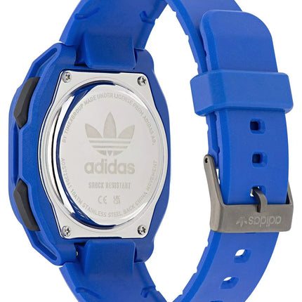 Adidas Men's City Tech Two AOST23061 Blue Digital Watch 45mm NEW - Adidas Originals City Tech Two AOST23061 – Digital Men's WatchStep into a bold urban style with the Adidas City Tech Two. This digital watch features a striking blue design combined with a