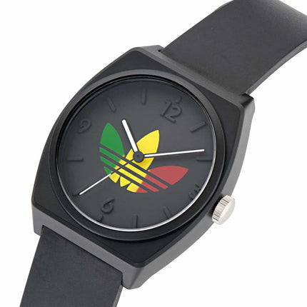 Adidas Unisex Project Two GRFX AOST24071 Black Watch 38mm Quartz NEW - Adidas Originals Project Two GRFX AOST24071 – Unisex Watch Keep it clean and versatile with the Adidas Project Two GRFX. Featuring an all-black design with a minimalist dial, this watc