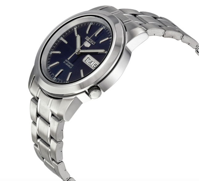 Seiko 5 Automatic Blue Dial Stainless Steel Men’s Watch - SNKE51