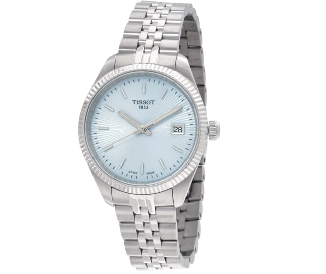 Tissot Women Ballade Quartz Ice Blue Ladies Watch - T1562101135100