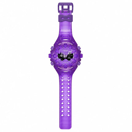 Casio G-Shock Men's Purple Transparent Analog-Digital Watch - GA-V01SKE-6ADR